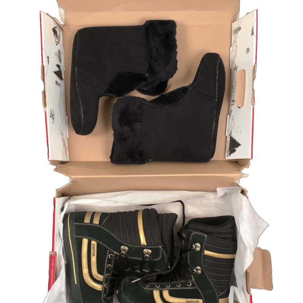 NEW Burton Stumpy Snowboard Boots! 8  Extra Liner Coverts Them to Winter Boots
